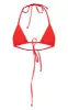 Red Triangle Mix & Match Bikini Top sold by Pretty Little Thing
