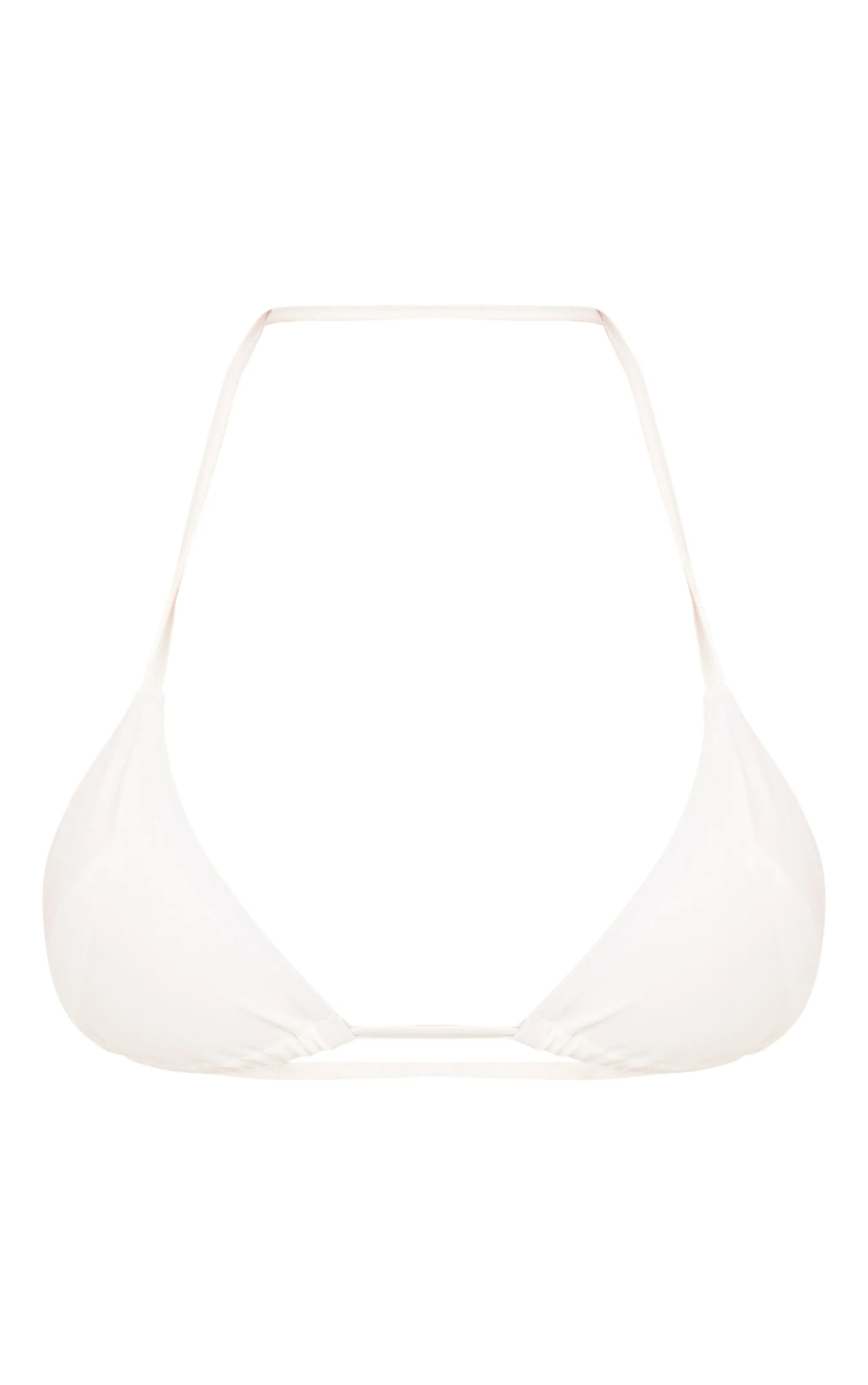 White Triangle Mix & Match Bikini Top sold by Pretty Little Thing product image thumbnail 5