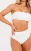 White Mix & Match High Waist Bikini Bottoms sold by Pretty Little Thing