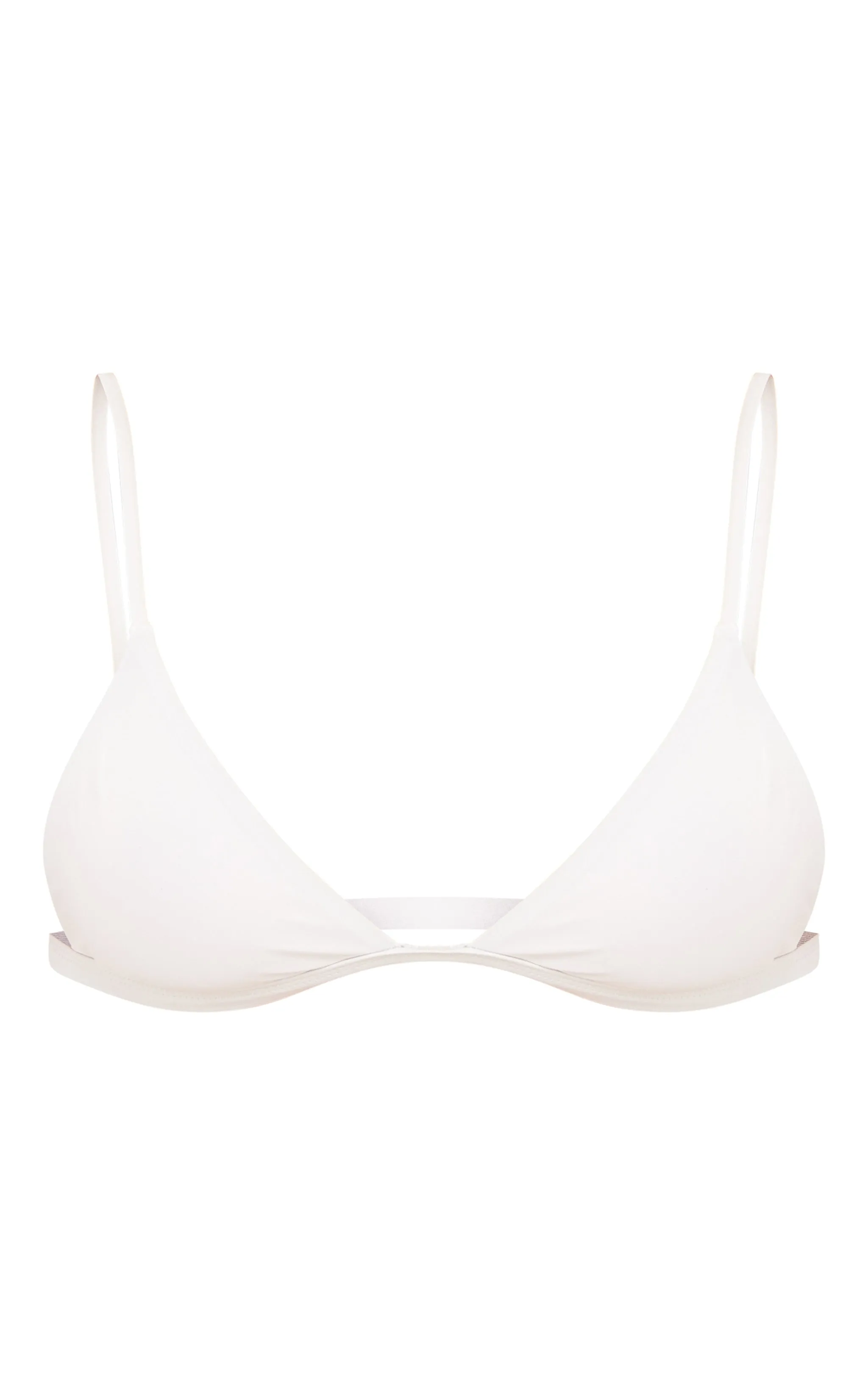 White Itsy Bitsy Mix & Match Bikini Top sold by Pretty Little Thing product image thumbnail 5