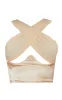Nude Satin Underbust Halterneck Chiffon Strap Corset sold by Pretty Little Thing