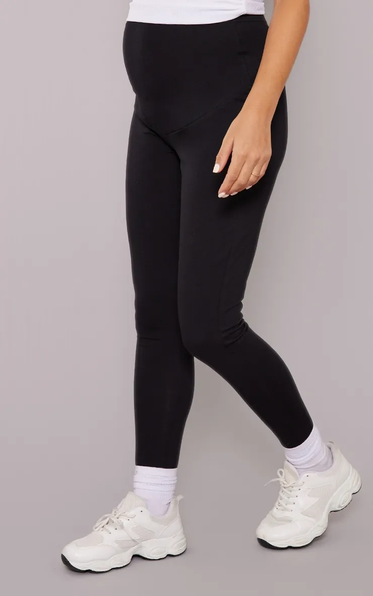 Maternity Black Bump Support Leggings sold by Pretty Little Thing product image thumbnail 2