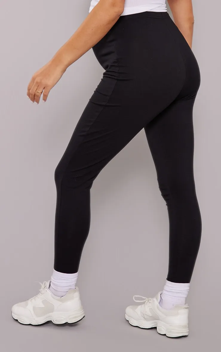 Maternity Black Bump Support Leggings sold by Pretty Little Thing product image thumbnail 3