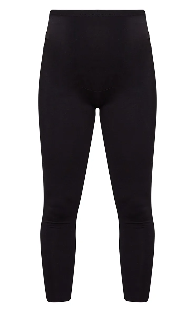 Maternity Black Bump Support Leggings sold by Pretty Little Thing product image thumbnail 5