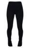 Black Textured Ribbed Split Hem Leggings sold by Pretty Little Thing