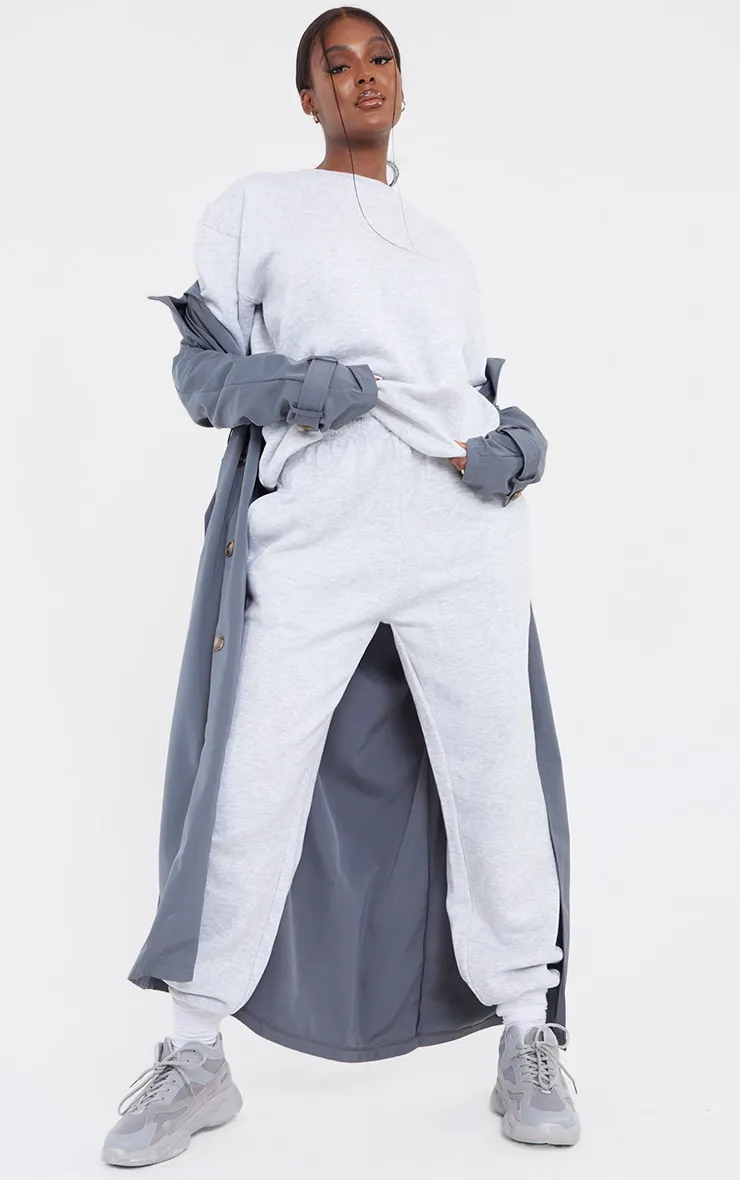 Tall Grey Marl Ultimate Sweat Joggers sold by Pretty Little Thing