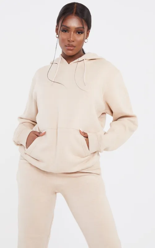 Tall Sand Ultimate Oversized Hoodie sold by Pretty Little Thing
