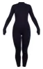 Black Cotton Zip Front Catsuit sold by Pretty Little Thing