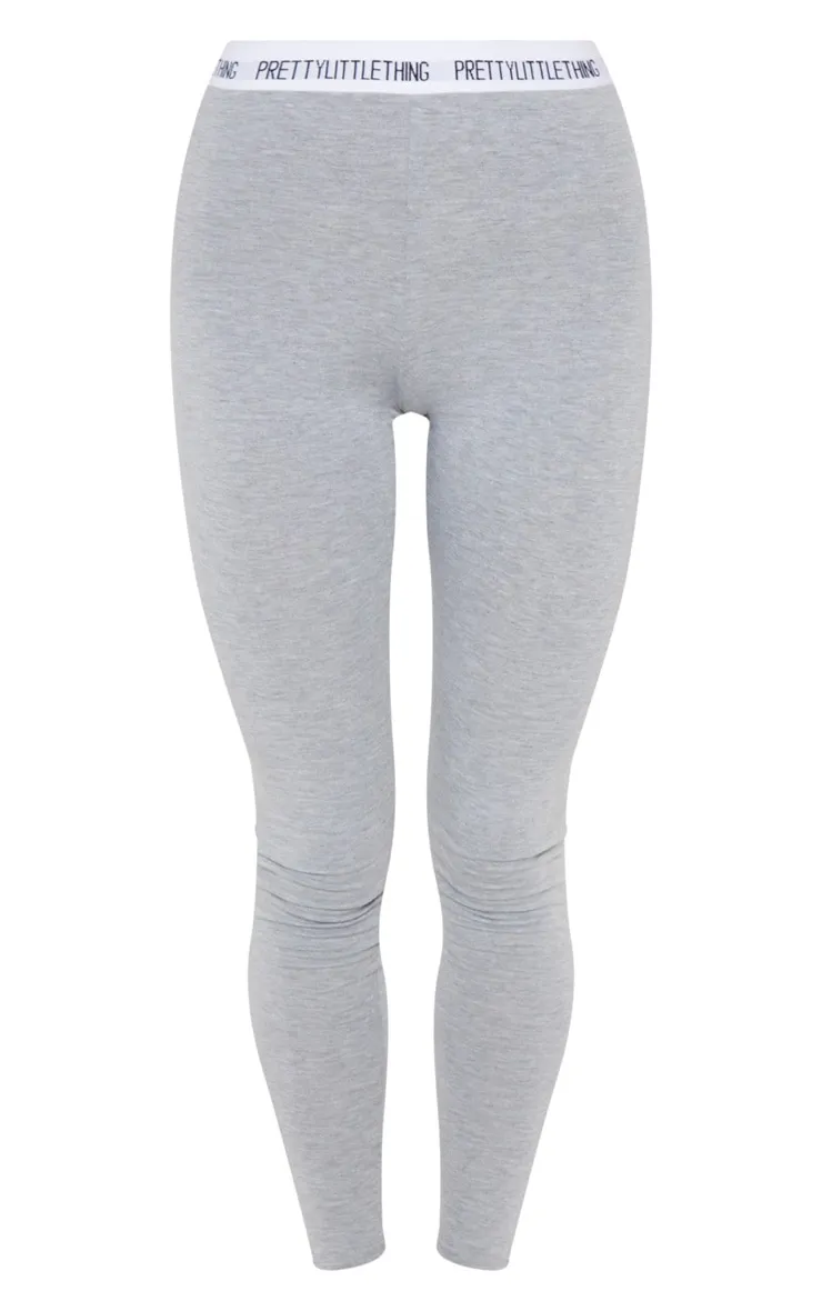 PRETTYLITTLETHING Grey Leggings sold by Pretty Little Thing product image thumbnail 3