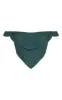 Dark Green Corset Mesh Bardot Top sold by Pretty Little Thing
