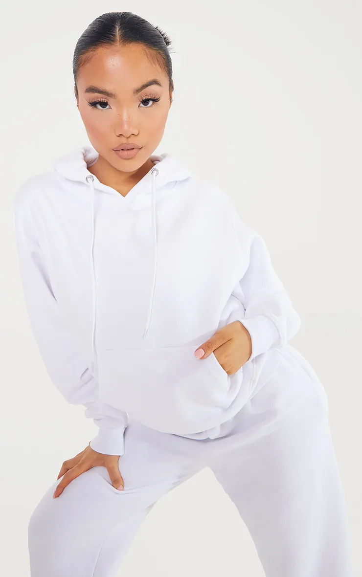 Petite White Ultimate Oversized Hoodie sold by Pretty Little Thing