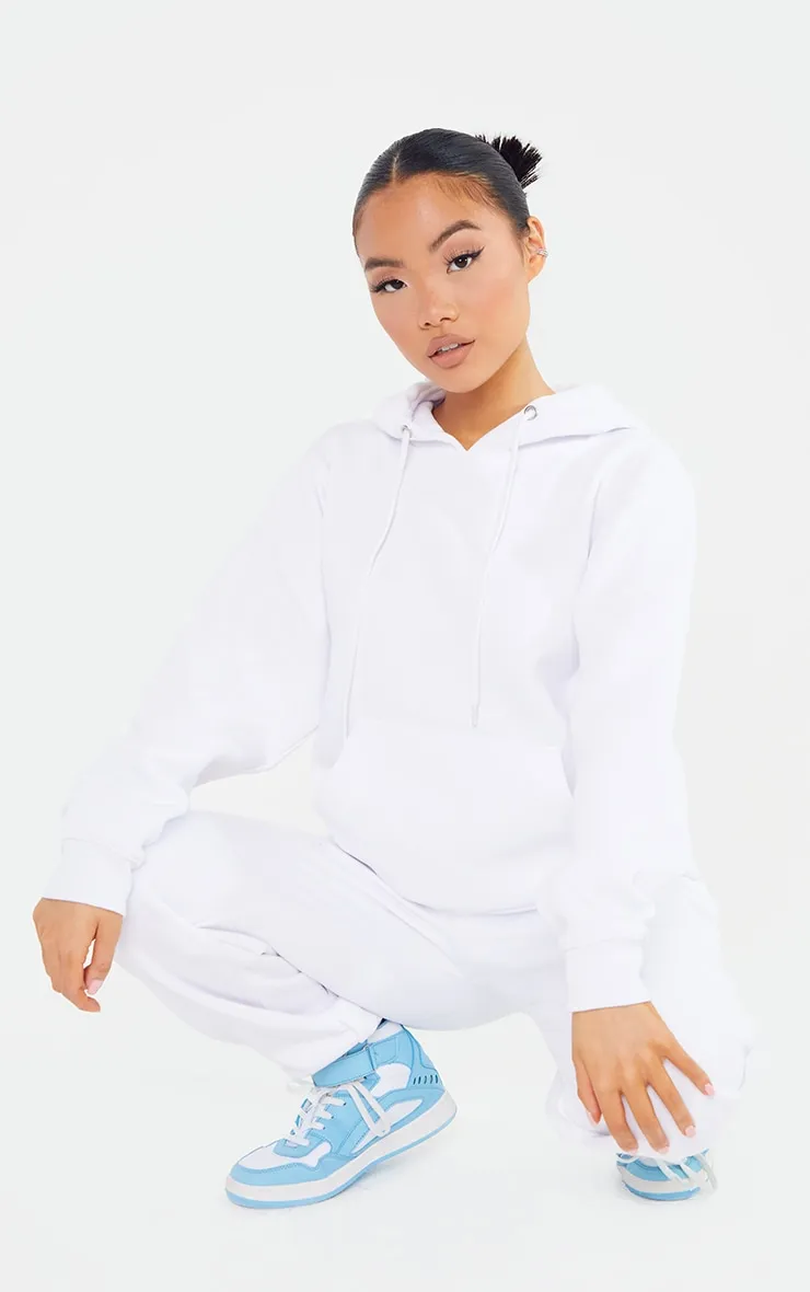 Petite White Ultimate Oversized Hoodie sold by Pretty Little Thing product image thumbnail 3