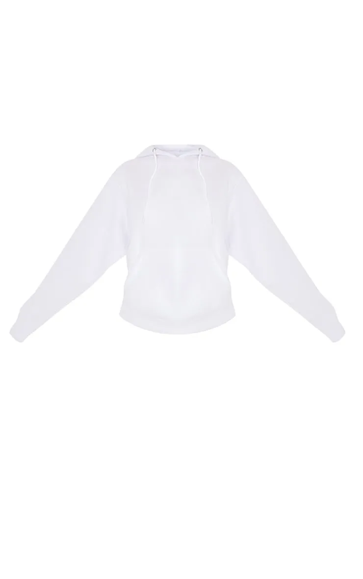 Petite White Ultimate Oversized Hoodie sold by Pretty Little Thing product image thumbnail 5