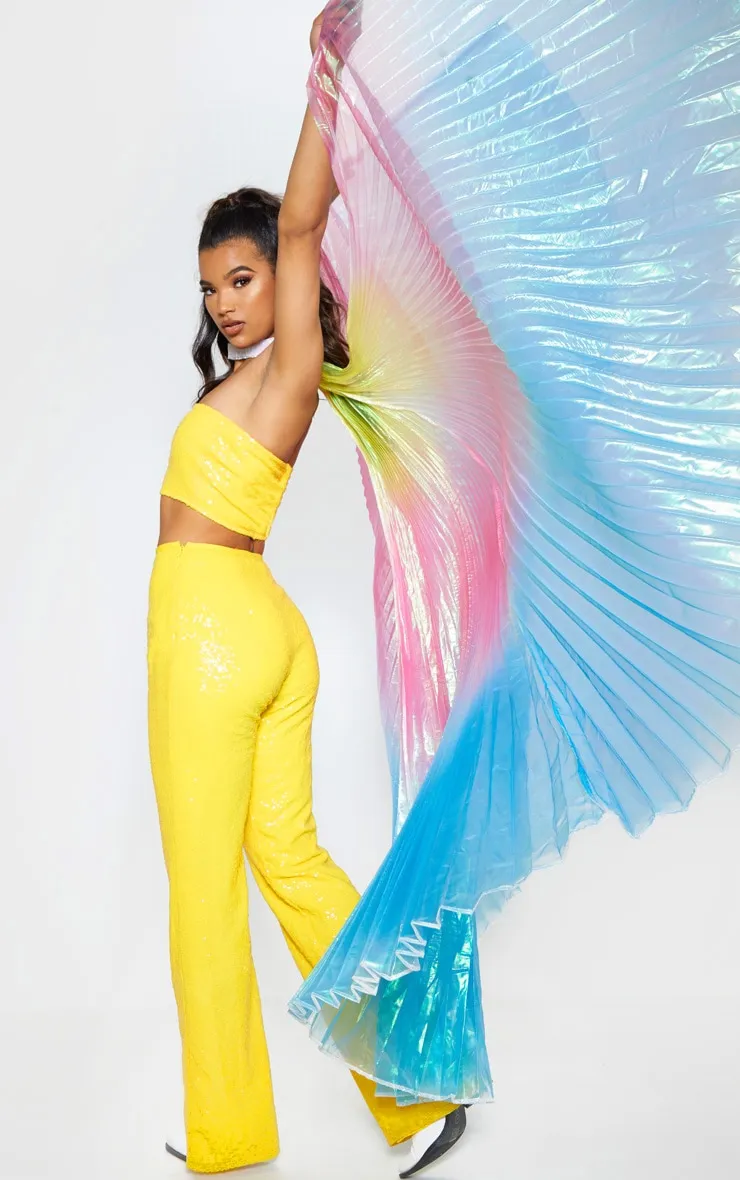 Rainbow Metallic Wings sold by Pretty Little Thing product image thumbnail 4