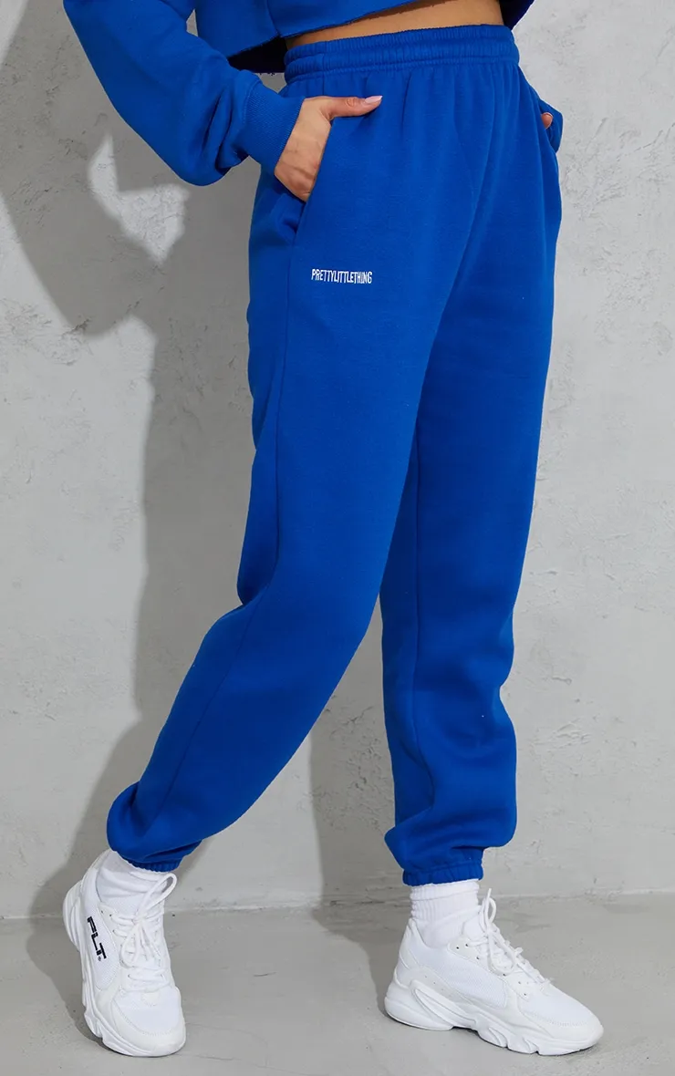 PRETTYLITTLETHING Cobalt Block Embroidered Joggers sold by Pretty Little Thing product image thumbnail 2