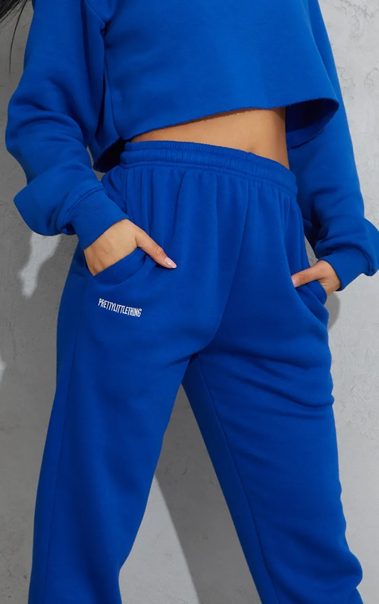 PRETTYLITTLETHING Cobalt Block Embroidered Joggers sold by Pretty Little Thing product image thumbnail 4