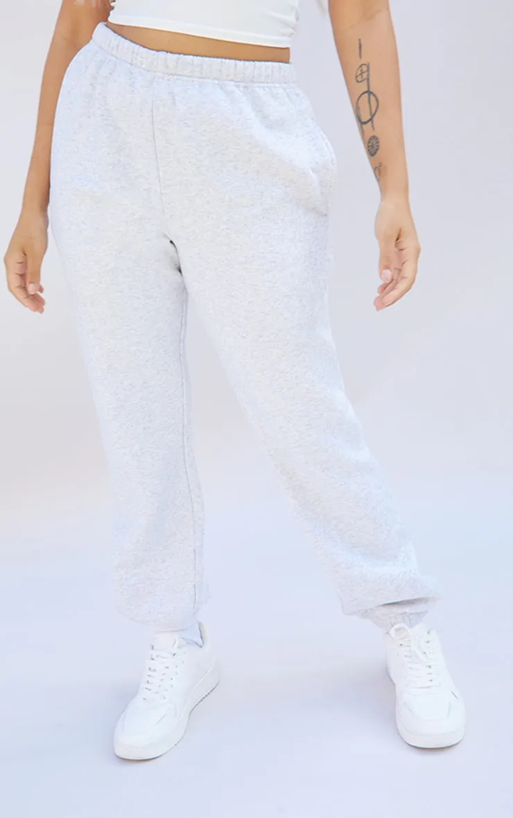 Cotton Petite Grey Basic Cuffed Hem Joggers sold by Pretty Little Thing product image thumbnail 2