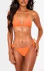 Orange Triangle Mix & Match Bikini Top sold by Pretty Little Thing
