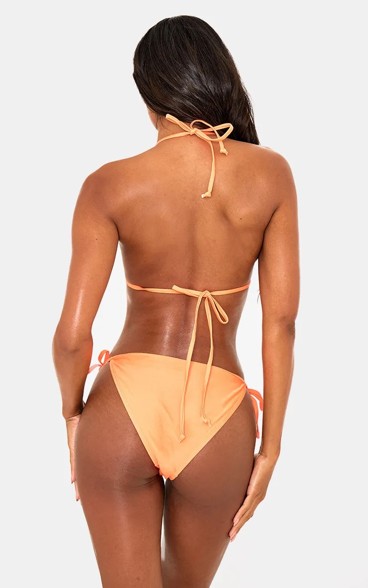 Orange Mix & Match Tie Side Bikini Bottoms sold by Pretty Little Thing product image thumbnail 2