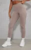 Taupe Basic Seamless High Waist Gym Leggings sold by Pretty Little Thing