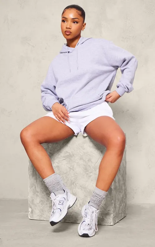 Grey Marl Oversized Sweat Hoodie sold by Pretty Little Thing