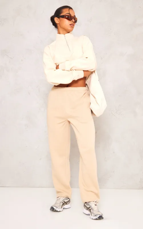 Sand Sweat Cuffed High Waist Joggers sold by Pretty Little Thing