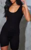 Petite Black Basic Unitard sold by Pretty Little Thing