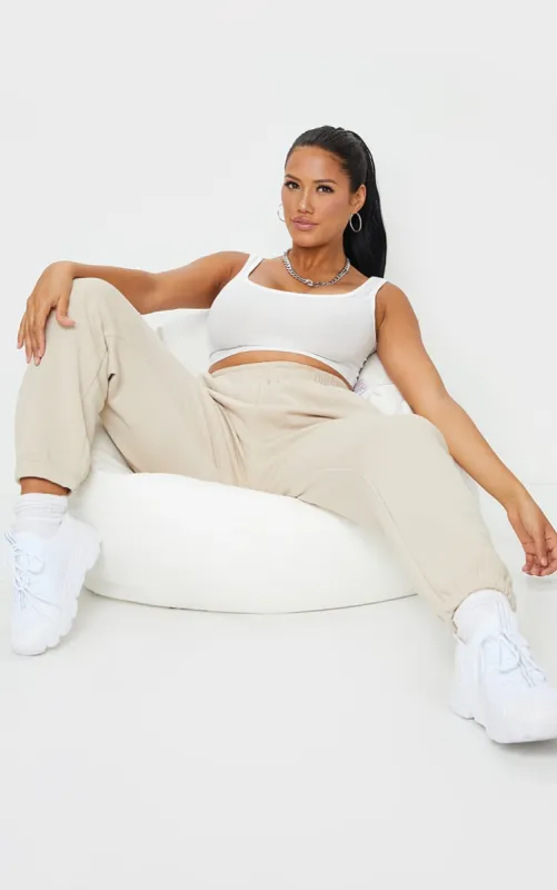 Shape Stone High Waist Pocket Detail Joggers sold by Pretty Little Thing