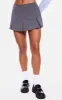 Charcoal Box Pleat Woven Tailored Mini Skirt sold by Pretty Little Thing