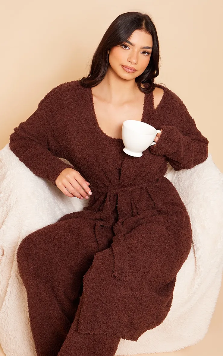 Coffee Cosy Dressing Gown sold by Pretty Little Thing