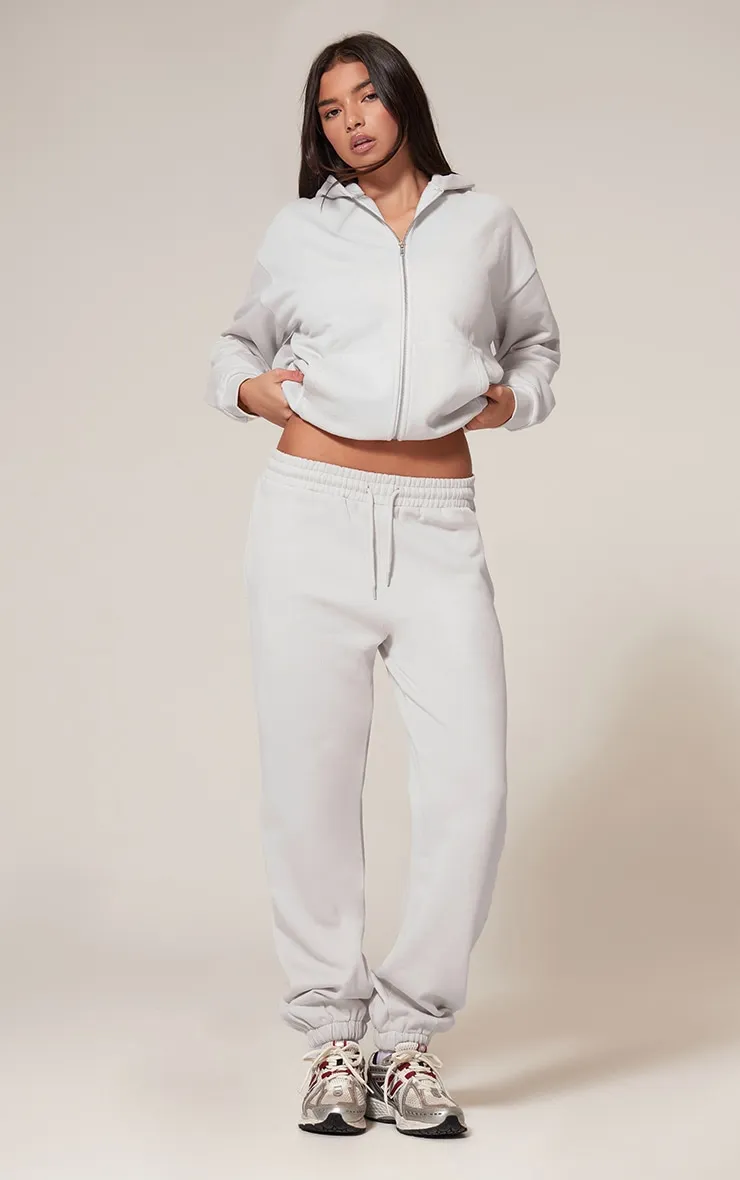 Ash Grey Premium Cuffed Sweat Joggers sold by Pretty Little Thing