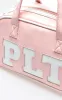 PRETTYLITTLETHING Pink PU Varsity Mini Bag sold by Pretty Little Thing