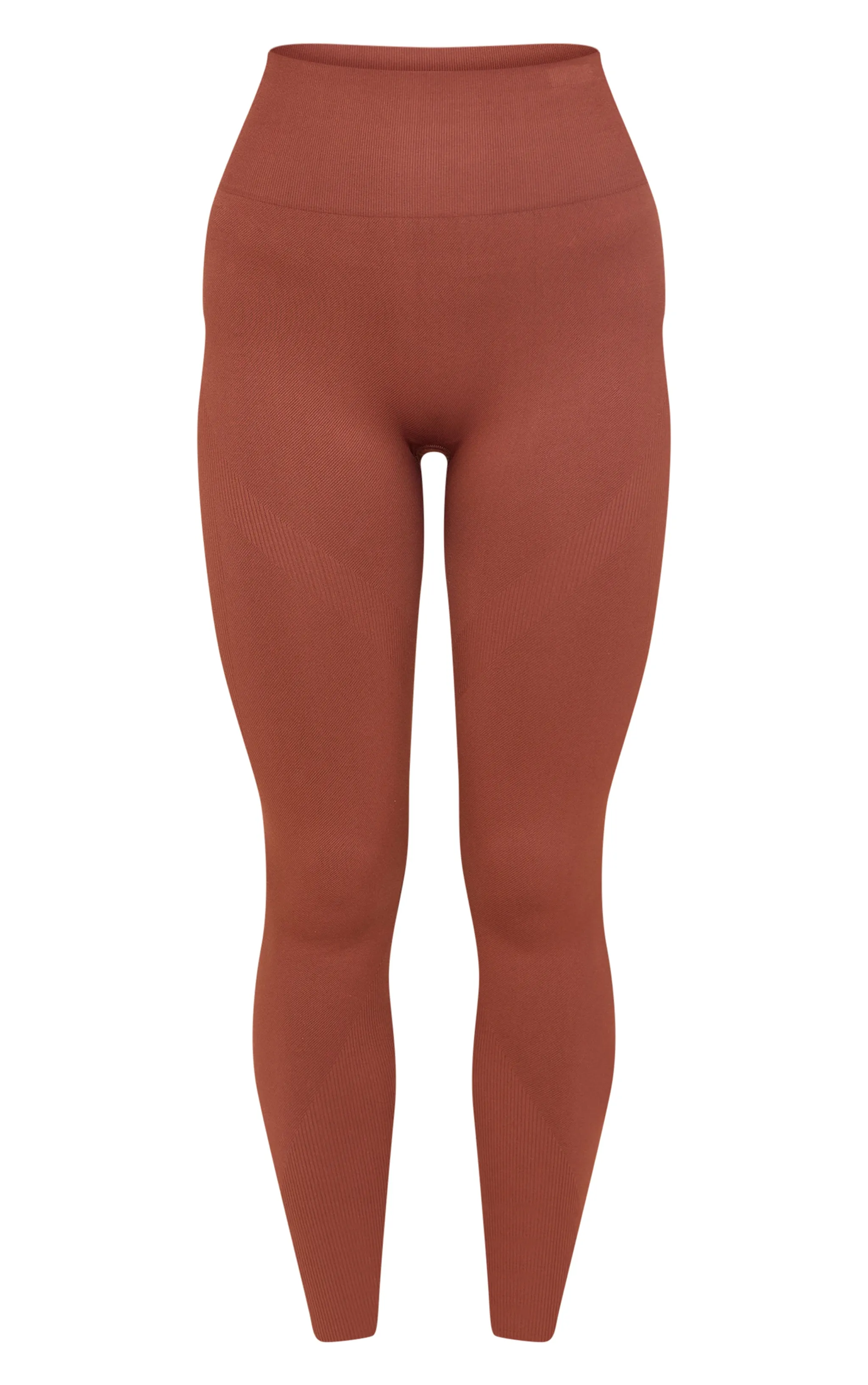 PLT Sport Chocolate Seamless High Waist Leggings sold by Pretty Little Thing product image thumbnail 5