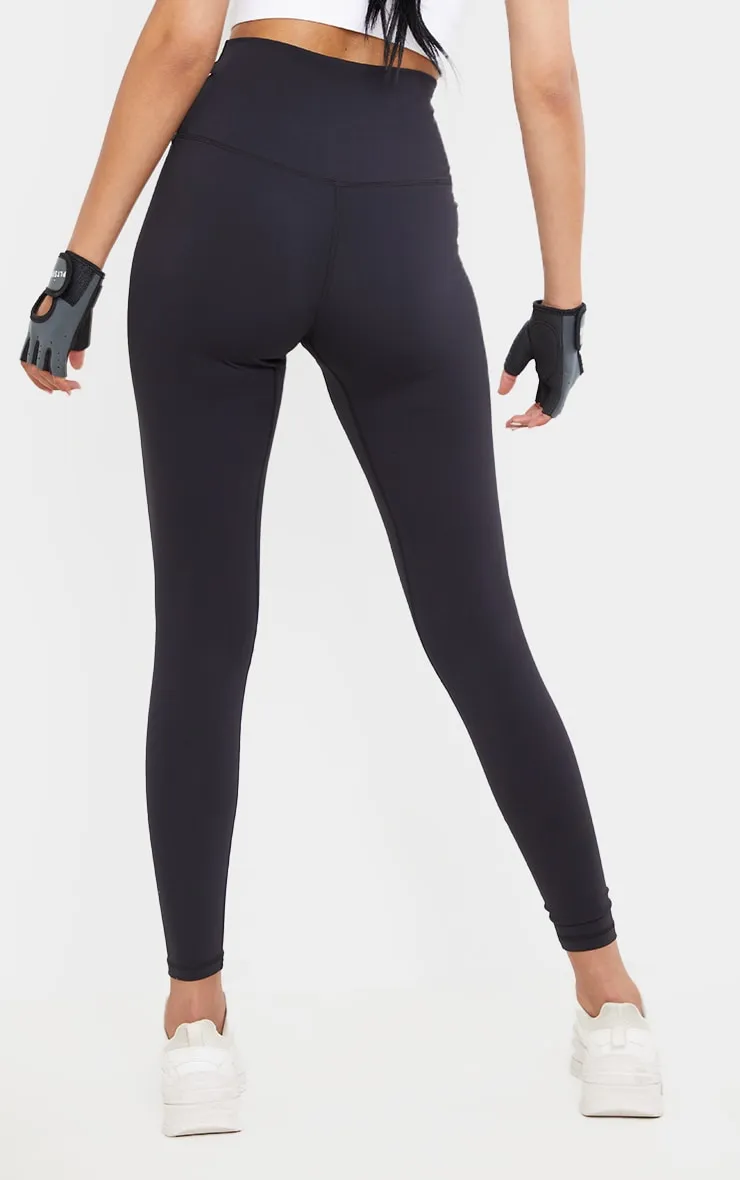 Tall Black Sculpt High Waisted Gym Leggings sold by Pretty Little Thing product image thumbnail 3