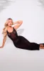 Black Crochet Cut Out Maxi Beach Dress sold by Pretty Little Thing