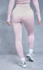 Dusty Pink Basic Seamless High Waist Gym Leggings sold by Pretty Little Thing