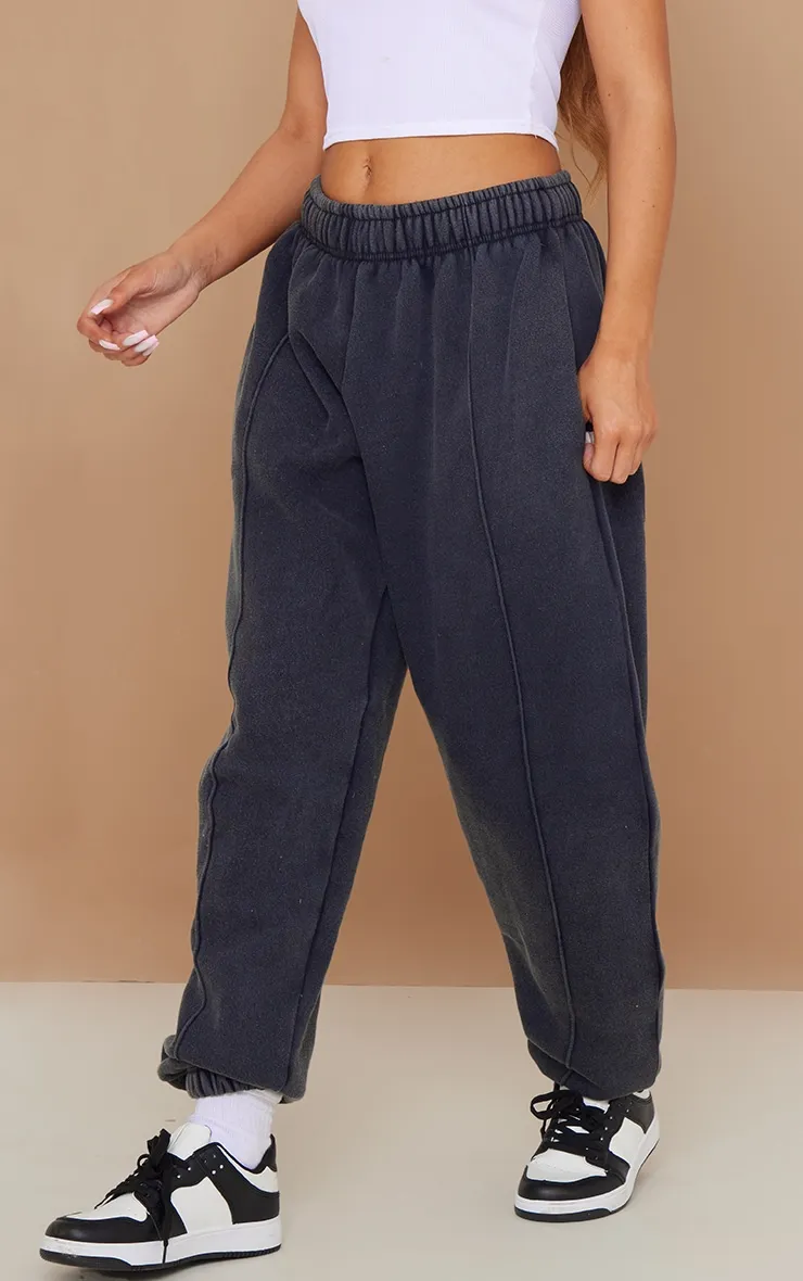 Charcoal Pintuck Detail Oversized Joggers sold by Pretty Little Thing product image thumbnail 2