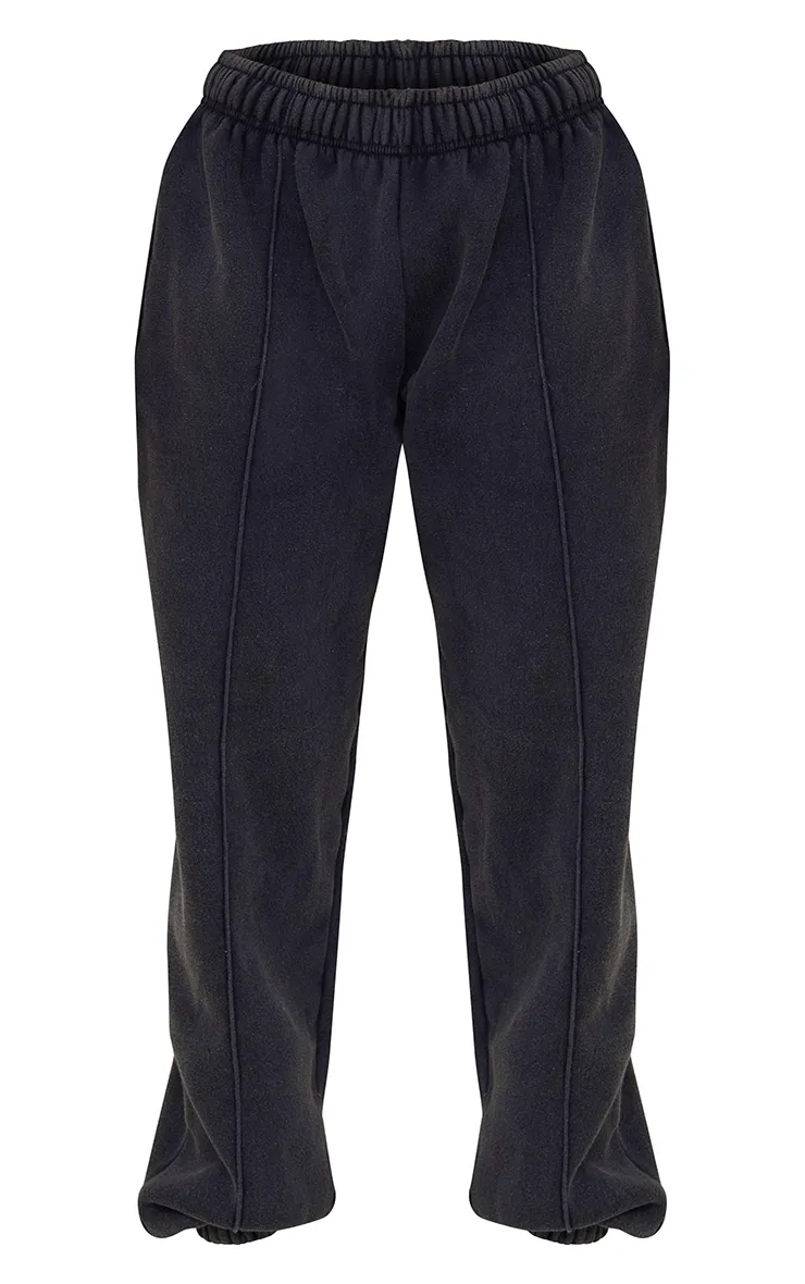 Charcoal Pintuck Detail Oversized Joggers sold by Pretty Little Thing product image thumbnail 5