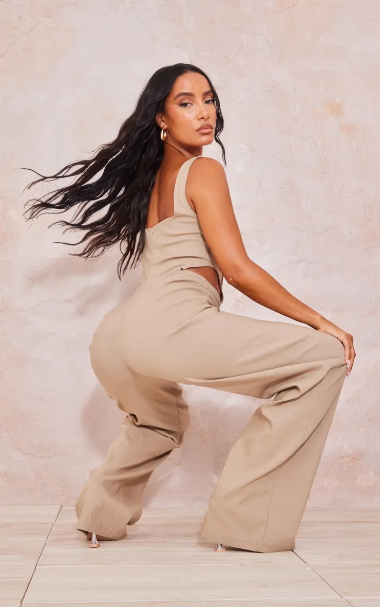 Stone Corset Cut Out Jumpsuit sold by Pretty Little Thing product image thumbnail 2