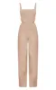 Stone Corset Cut Out Jumpsuit sold by Pretty Little Thing