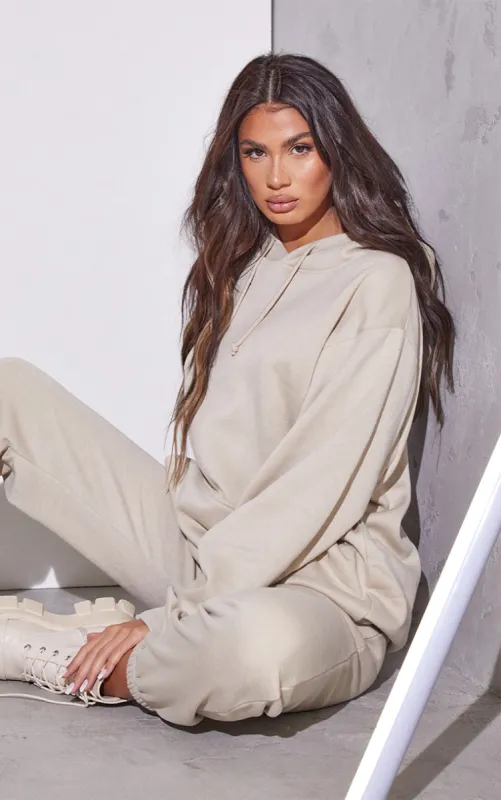 Tall Beige Ultimate Oversized Hoodie sold by Pretty Little Thing