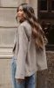 Mink Textured Wool Look Oversized Blazer sold by Pretty Little Thing