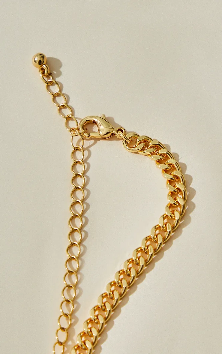 Real Gold Plated Dainty Curb Chain Necklace sold by Pretty Little Thing product image thumbnail 4
