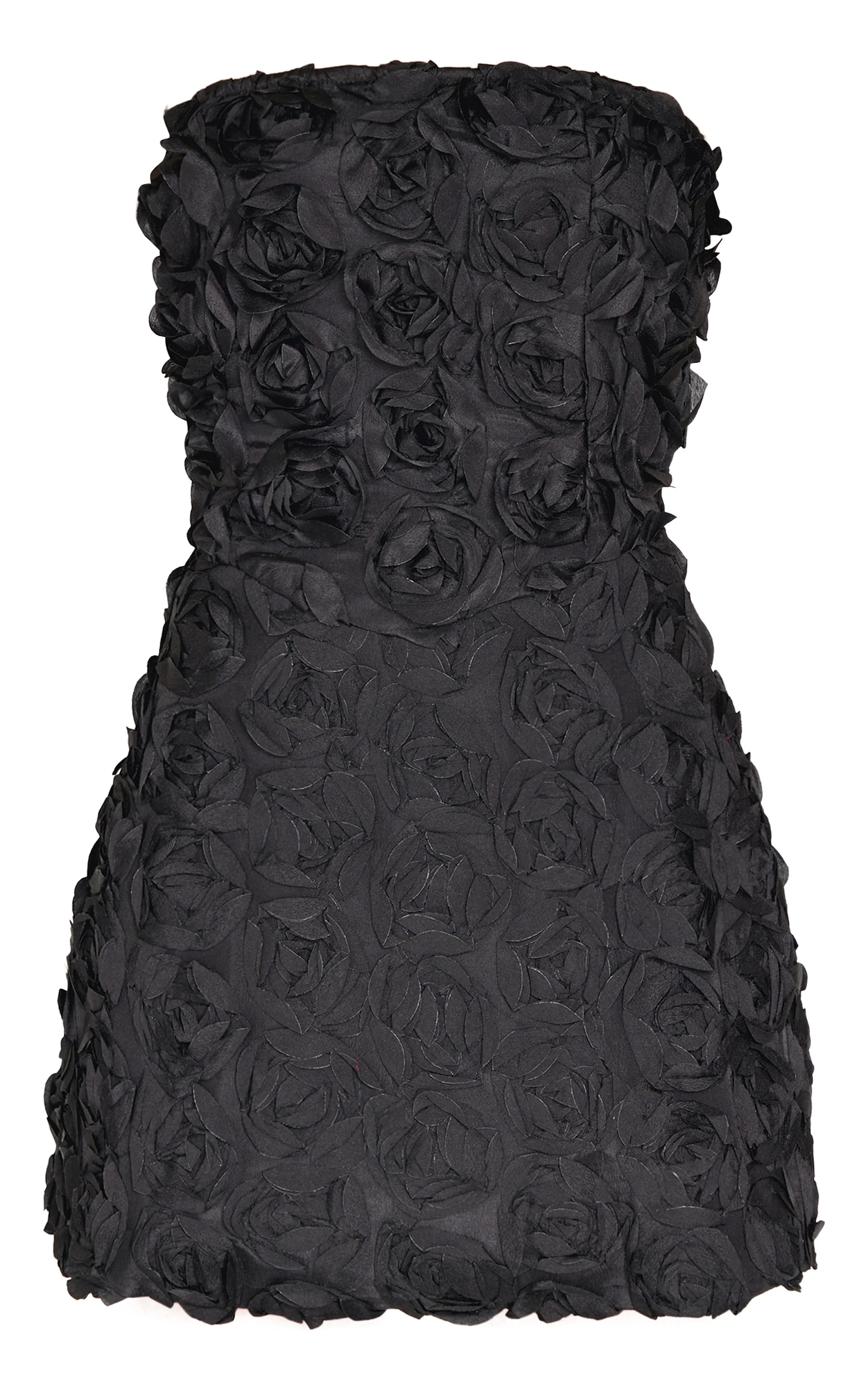 Black Floral Ruffle A-line Dress sold by Pretty Little Thing product image thumbnail 5