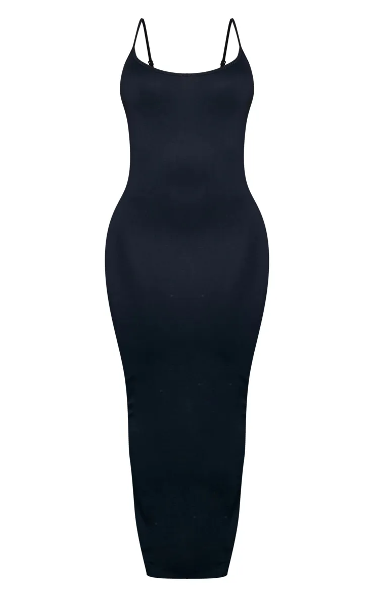 Shape Black Stretch Seamless Strappy Maxi Dress sold by Pretty Little Thing product image thumbnail 5