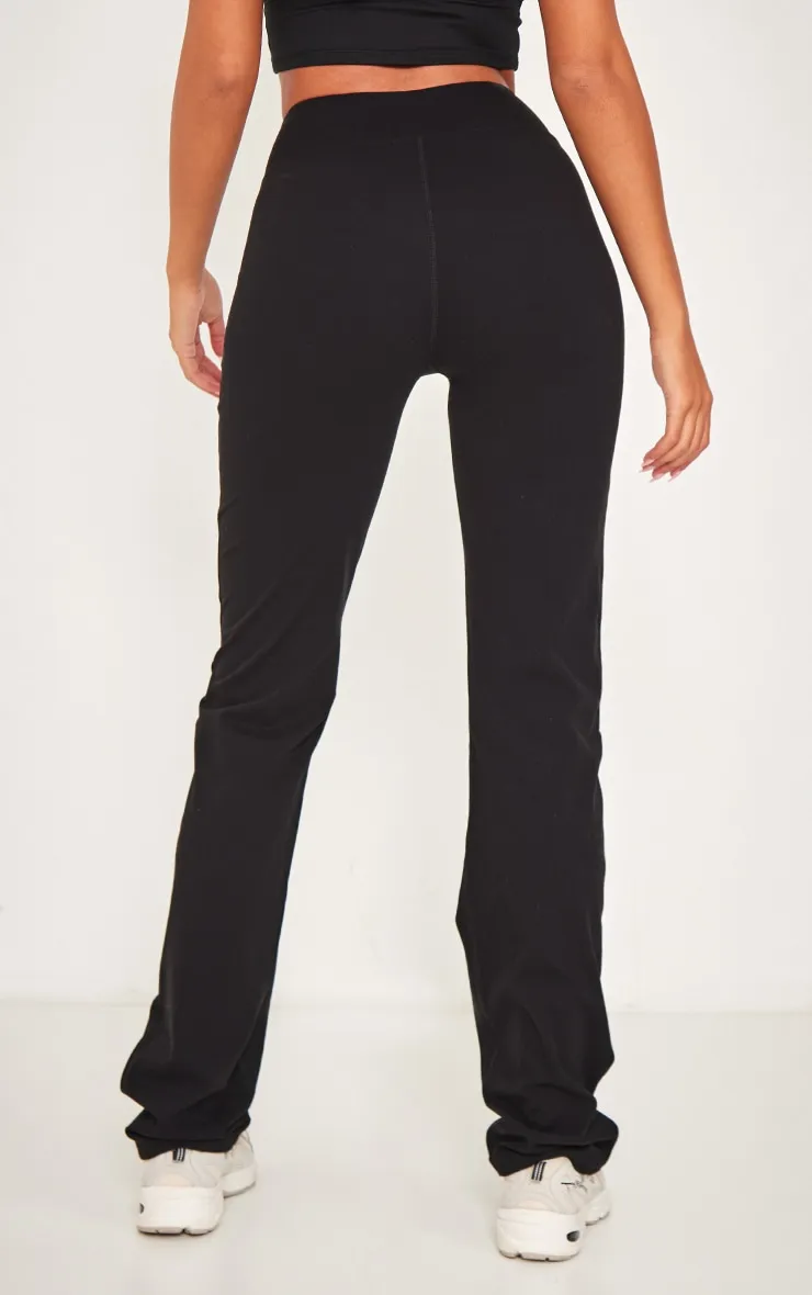 Tall Black Contour Sculpt Flared Trousers sold by Pretty Little Thing product image thumbnail 3