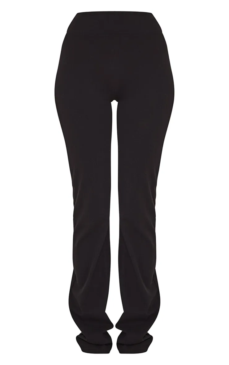 Tall Black Contour Sculpt Flared Trousers sold by Pretty Little Thing product image thumbnail 5