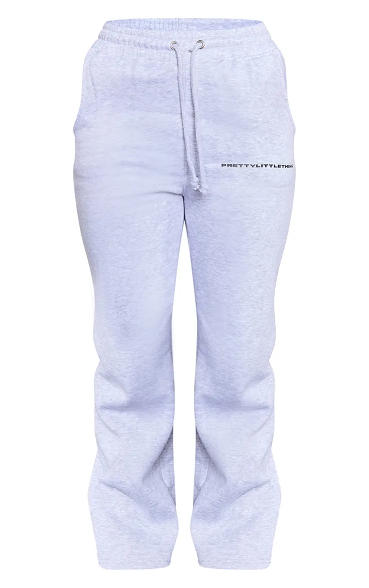 PRETTYLITTLETHING Ash Grey Logo Straight Leg Joggers sold by Pretty Little Thing product image thumbnail 5