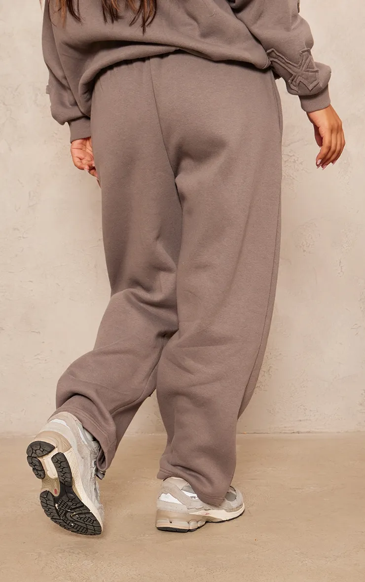 Petite Charcoal Cross Applique Embroidered Joggers sold by Pretty Little Thing product image thumbnail 3