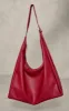 Cherry Red PU Slouchy Oversized Tote Bag sold by Pretty Little Thing